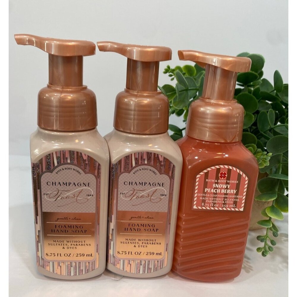 Bath & Body Works Gentle Foaming Hand Soaps X 3